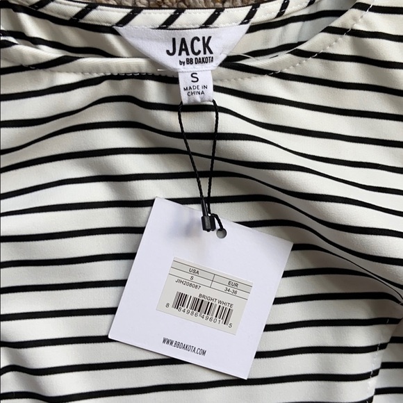 Small jack by bb Dakota dress white and black - Picture 2 of 2